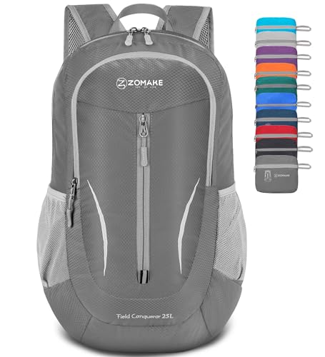 Lightweight Packable Backpack 25L (25L / Medium Grey)