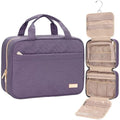 Travel Toiletry Bag for women (Medium / Purple)