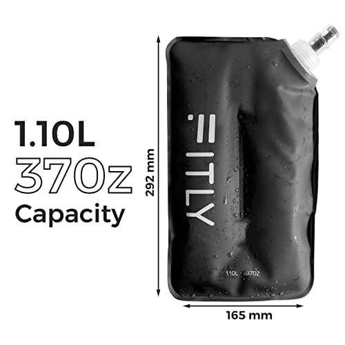 Soft Flask 37 oz (Black / 5.1 Ounces)