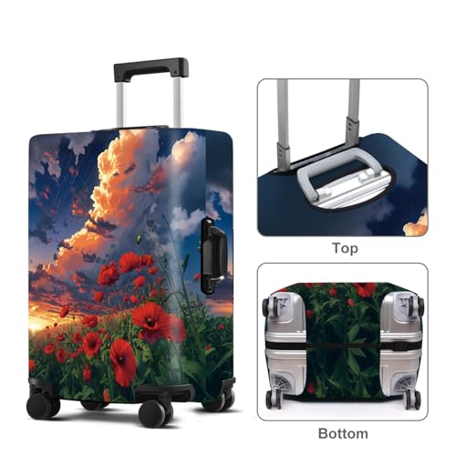 Safflower Luggage Cover Washable Suitcase Protector Anti (safflower / L(28-30inch suitcase))