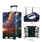 Safflower Luggage Cover Washable Suitcase Protector Anti (safflower / L(28-30inch suitcase))