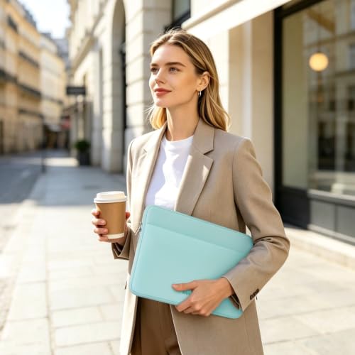 RAINYEAR Laptop Sleeve Case 13.3 Inch (13.3-14 inch / Mint Green)