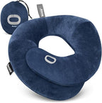 Organic Cotton Travel Neck Pillow for Airplane