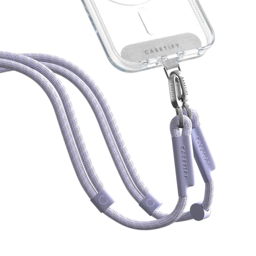 8mm Rope Cross Body Strap with Card (8mm / Soft Blue)
