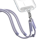 8mm Rope Cross Body Strap with Card (8mm / Soft Blue)