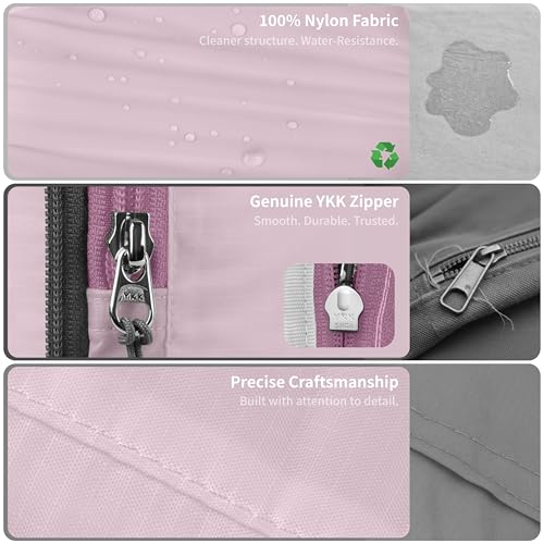 Compression Packing Cubes for Travel (Mauve Pink / 3PCS)