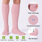 Viscose Made from Bamboo Compression Socks for Women&Men 20 (Large / 4 Pair-mix9)