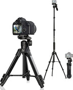 66.7" Camera Tripod Monopod with 3 (67 inch)
