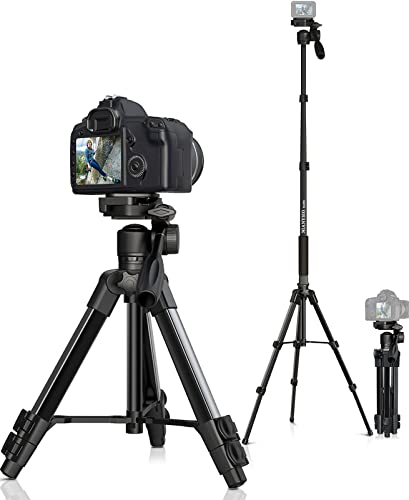 66.7" Camera Tripod Monopod with 3 (67 inch)