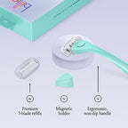 Razors for Women (Minty / 1 Count (Pack of 1))