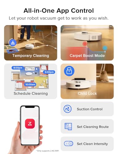 Q7 L5 Robot Vacuum and Mop Combo (White02)