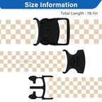 Luggage Straps for Suitcases (White Yellow)