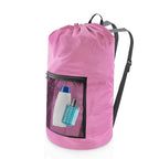 Laundry Bag Backpack (1Pack / Pink)