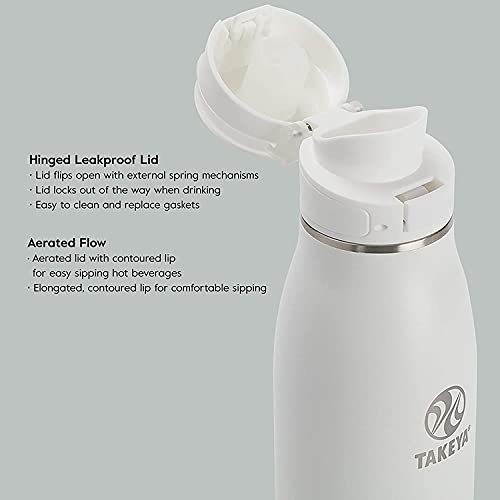 Traveler Stainless Steel Travel Coffee Mug with Flip (Aqua / 25 Ounces)