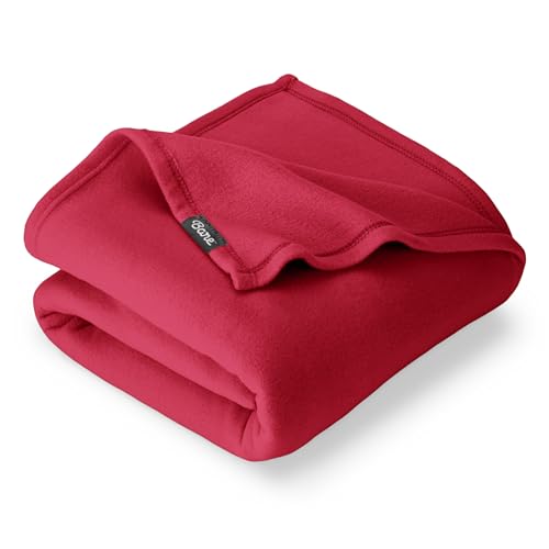 Polar Fleece Blanket (Full/Queen / 12 - Red)