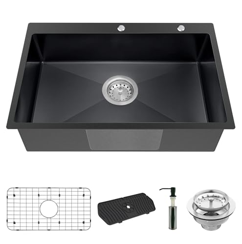 Black Kitchen Sink (KD-S3322BK)