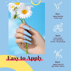 Beetles Baby Blue Gel Polish (D - Creme Blue | Baby Blue)