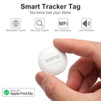 Key Finder Bluetooth Tracker Locator Pairs with Apple Find My (WHITE-4PCS)