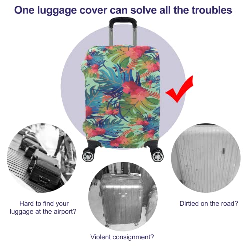 Travel Luggage Cover (Multicolored / S: Fit 19-20 Inch Luggage)