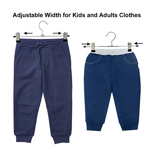 Pants Hangers with Clips (20 Pack)