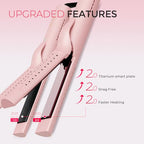 Airflow 2.0 Curling Iron Flat Iron (Pink)