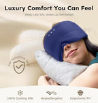 Luxury Bluetooth 5.4 Sleep Mask for Adults (Indigo)