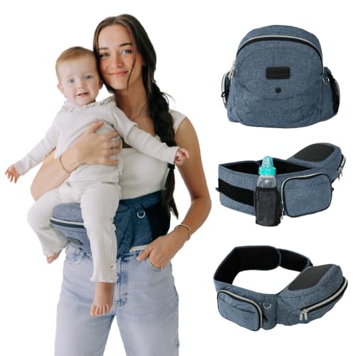 The Original Premium Quality Hip Seat Carrier (Chambray)