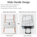 Top Opening 24 Inch Checked Luggage (Smoke White / 24 Inch)