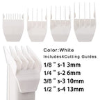 Professional Peanut Clipper Guards for Wahl Peanut (White)