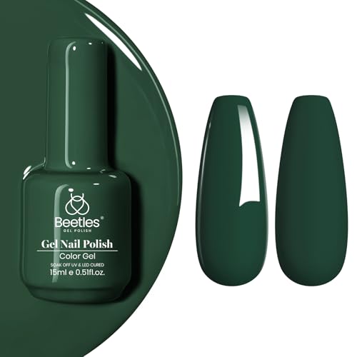 Beetles Green Gel Polish (H - Creme Green | Rainforest Green)