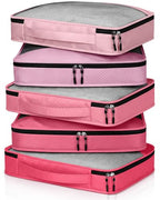 Packing Cubes for Suitcase Large Organizer Bags (Pink / Small)
