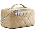 Travel Makeup Bag Cosmetic Bags for Women (H-2-Khaki)