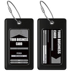 Luggage Tags TUFFTAAG (Black / 2 Pack)