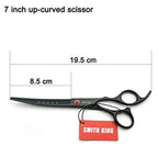 7.0in Professional Pet Grooming Scissors set (Matt Black)