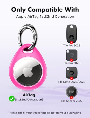 Holder for Apple AirTag (Blue&Rose Pink&Yellow &Red)