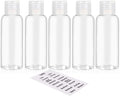 5 Pack 3.4oz Empty Plastic Travel Bottles for Toiletries TSA Approved Leak Proof Squeezable Travel Size Containers Travel Essentials Accessories