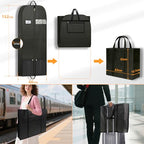 Long Garment Bag 60'' for Womens Dress Long Gowns Hanging Clothes (60" 1PK)