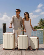 Luggage Set Light and Durable Hardshell (Caramel Ivory2.0 / 3-Piece Set (20/24/28))