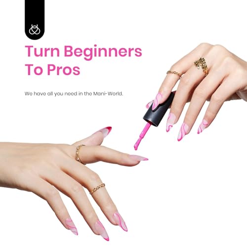 Beetles Pink Gel Polish (B - Creme Pink | Cosmos Bouquet)