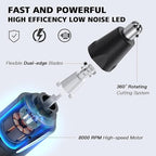 Nose Hair Trimmers for Men (All Black)