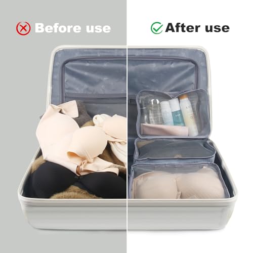 6Pack Small Mesh Packing Cubes Travel (12 PACK)