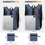 20L Small Hiking Backpack for Women Men (Dark Blue / 20L)
