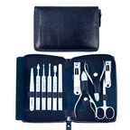 Stainless Steel Manicure Set 11 (Navy Blue)