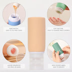 21 Pack Travel Bottles for Toiletries (Green)