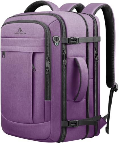 Carry On Backpack Airline Approved (Purple / 17.3 Inch (20''x13''x10''))
