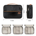 Electronics Accessories Organizer Bag (Classic-two Layers-black)