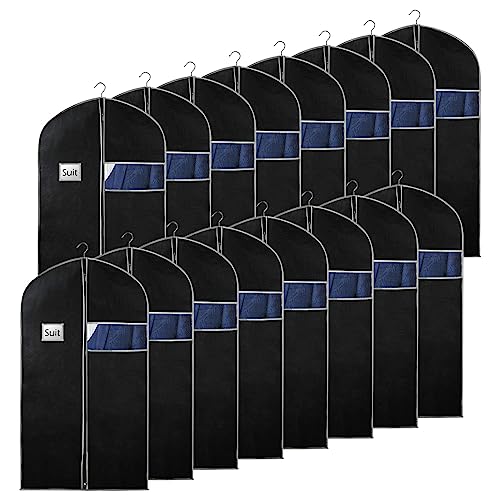 40 Inch Suit Bag (Black&Grey / 40'' - 16PCS)