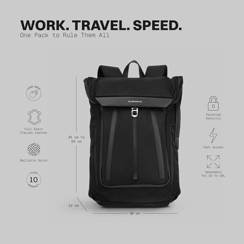 Work Travel Speed Backpack (Black)