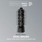 INFINITIPRO BY CONAIR The Knot Dr. Extra Small Oval Brush for Loose Curls on Short to Medium Hair (Extra Small Oval Brush / 1 Count (Pack of 1))