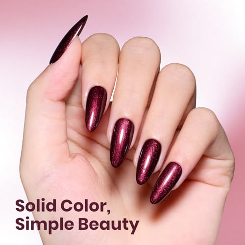Beetles Burgundy Shimmer Gel Polish (C - Shimmery Red | Cherry Mocha)